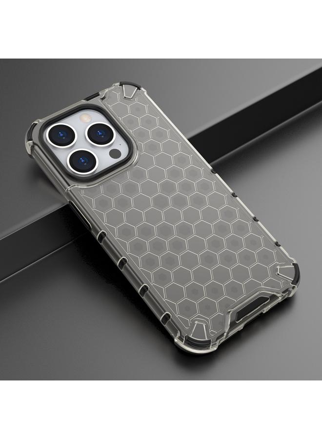 اس-توب جراب هاتف مقاوم للصدمات على شكل خلية نحل لهاتف iPhone 15 Pro - Image 2