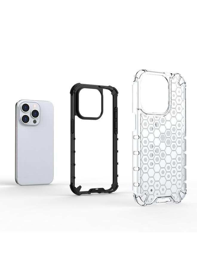 اس-توب جراب هاتف مقاوم للصدمات على شكل خلية نحل لهاتف iPhone 15 Pro - Image 5