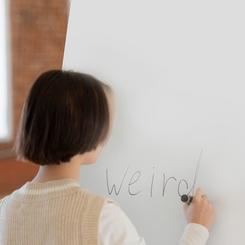 1 Set of Dry Erase Sheet Thickened Removable Drawing Board Sticker Whiteboard Wallpaper - Image 3