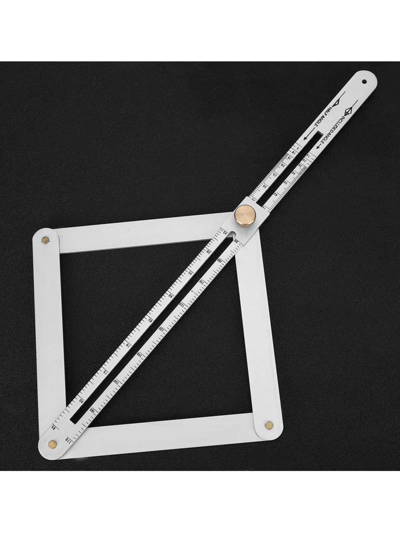 Construction Protractors, Angle Protractor Angle Finder Ruler, Stainless Steel Protractor 0-170 Degrees, Universal Goniometer Angle Finder Tool for Carpenter, Diagonal Ceiling Profiler - Image 5