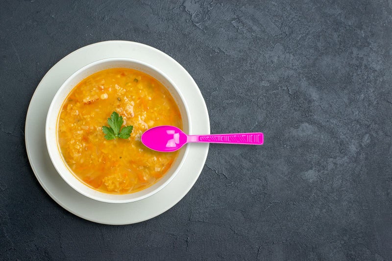 DecorRack Plastic Cutlery Set  Fuchsia Pink Colored Plastic Silverware Sets for Parties  96 Piece Bulk Heavy Duty Utensils (Fuchsia Pink  96 Pieces) - Image 5