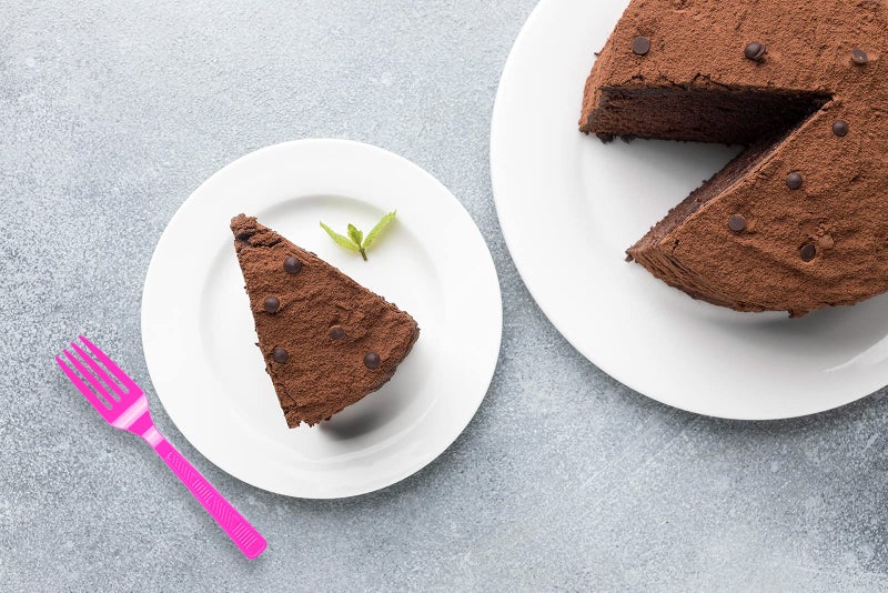 DecorRack Plastic Cutlery Set  Fuchsia Pink Colored Plastic Silverware Sets for Parties  96 Piece Bulk Heavy Duty Utensils (Fuchsia Pink  96 Pieces) - Image 4