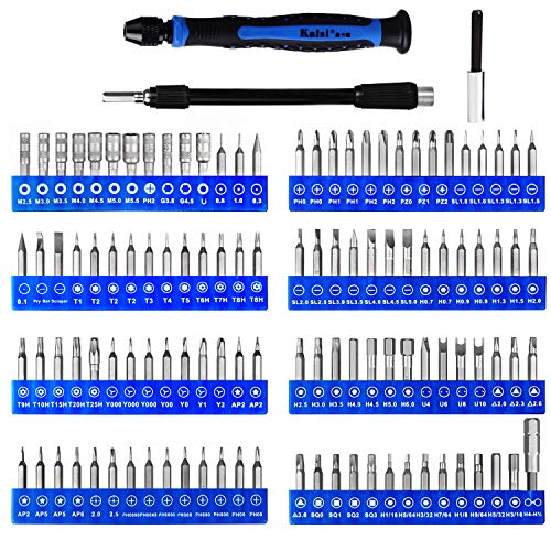 Kaisi 136 in 1 Electronics Repair Tool Kit Professional Precision Screwdriver Set Magnetic Drive Kit with Portable Bag - Image 2