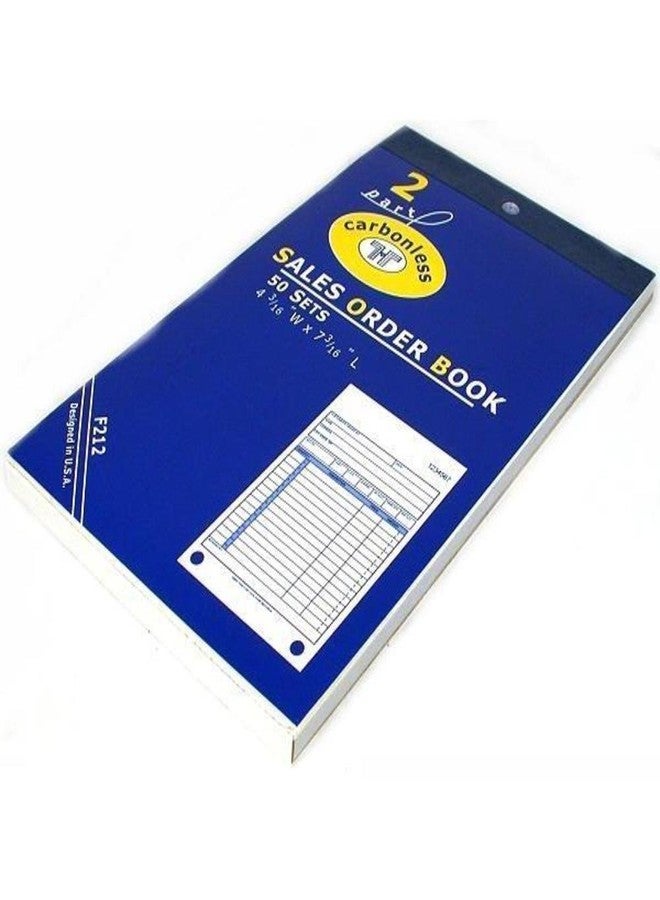 FindingKing Sales Order Receipt Forms Carbonless Record Sheet Book 4 3/16" x 7 3/16"
