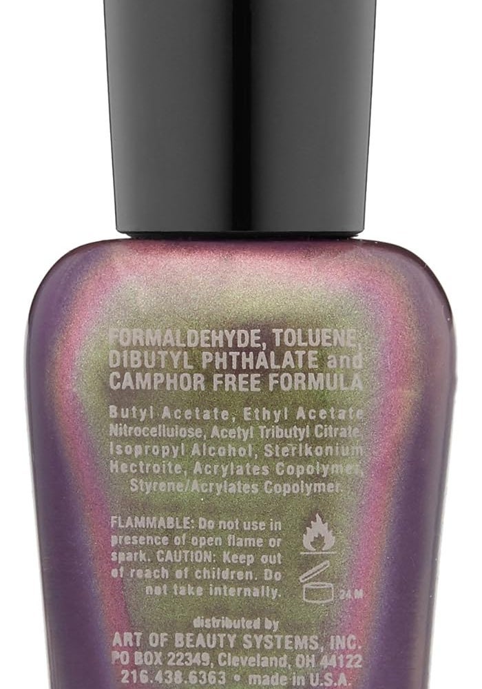 Zoya Adina ZP608 Violet Metallic Duochrome Nail Polish, 15 ml - Image 2