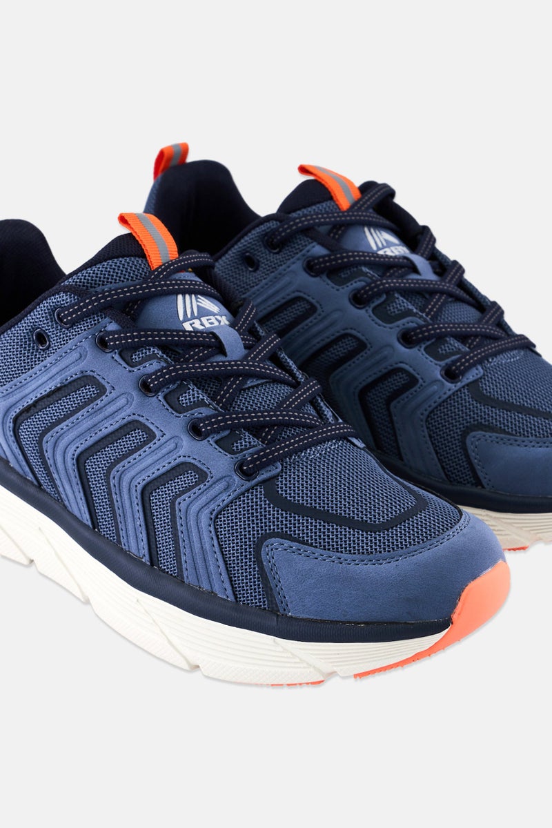 RBX Men Lace Up Outdoor Shoes, Navy - Image 4