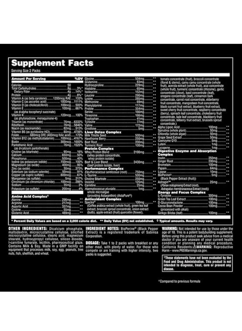 ANIMAL Multivitamin Pack - 44 Pieces  - Image 2