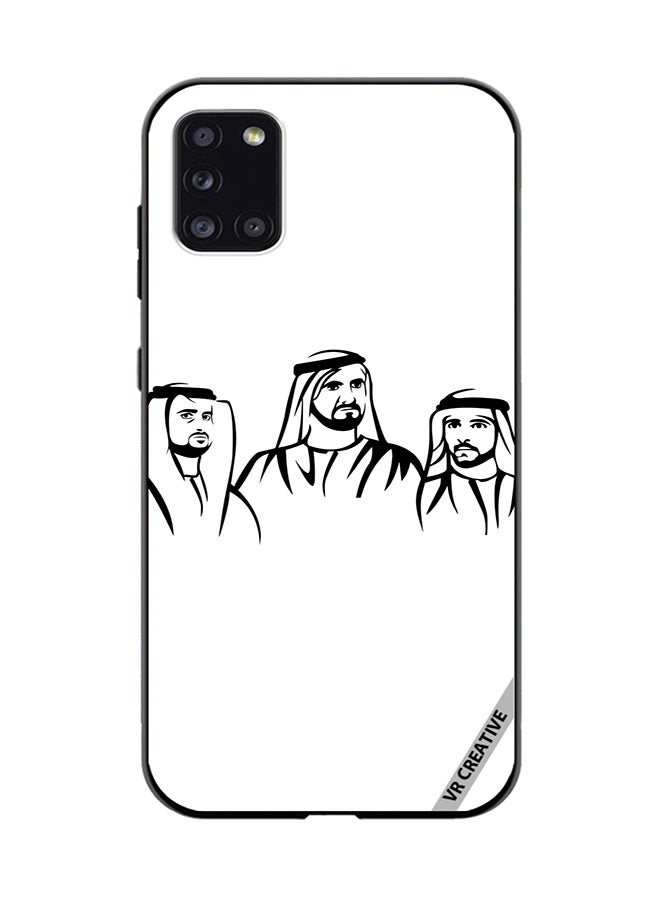 VR CREATIVE Protective Case Cover For Samsung Galaxy A31 Sheikh Mohammed Bin Rashid Al Maktoum Design Multicolour - Image 1
