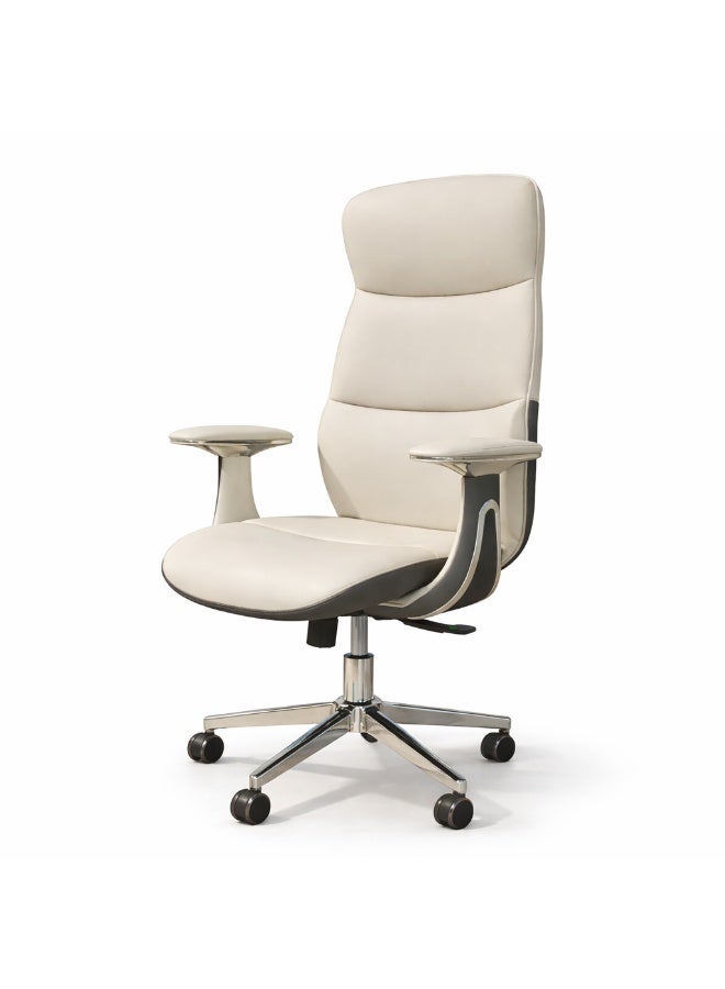 Furalux Ergonomic Office Chair with Eco Leather Upholstery | Comfortable Computer Chair for Home & Office | Durable and Easy to Clean - Image 1