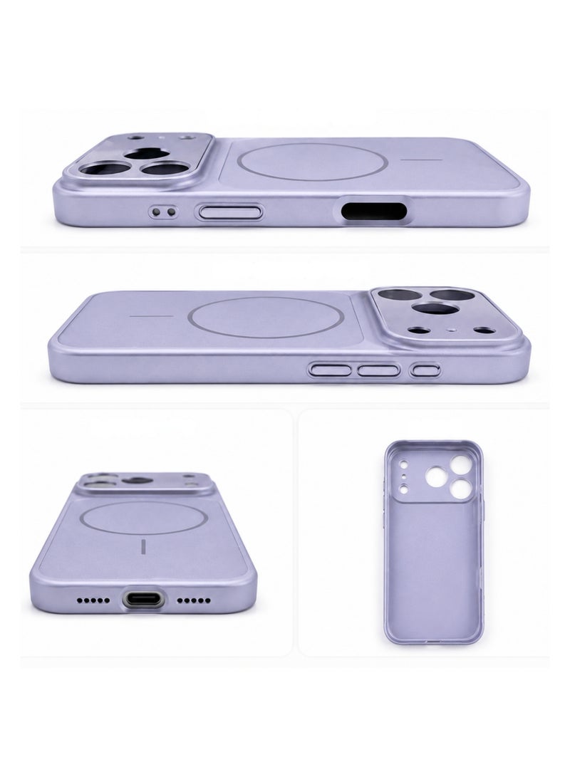 جراب MagSafe فائق النحافة لهاتف iPhone 17 Pro، غطاء خلفي صلب غير لامع مع حماية للكاميرا، غطاء واقٍ رفيع - Image 2