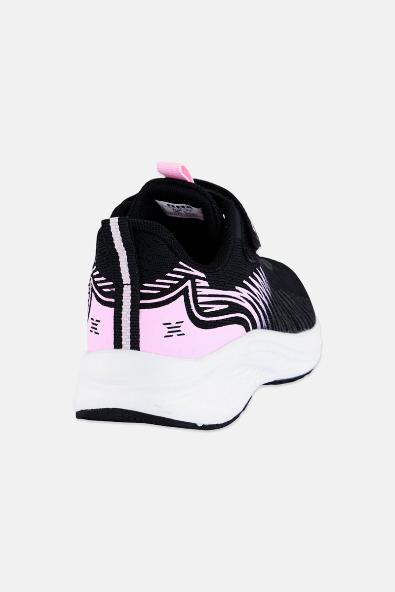 RBX Kids Girl Velcro Closure Outdoor Shoes, Black - Image 2