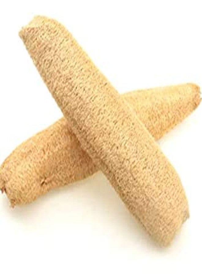 Natural Loufah/loofah Sponge Body Scrubber for Organic, Chemical free, Eco Friendly for Bathing, Men, Women-(Peerkangai Bath Scrub) (15-20cm, Pack of 2) - Dhanvant Herbal Shop - Image 3