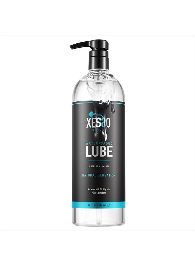 XESSO جل تدليك زلق للنساء والرجال والأزواج، 32 أونصة سائلة، طبيعي بالكامل ومضاد للحساسية، خالٍ من الجلسرين والبارابين. صنع في الولايات المتحدة وعبوة سرية - Image 1