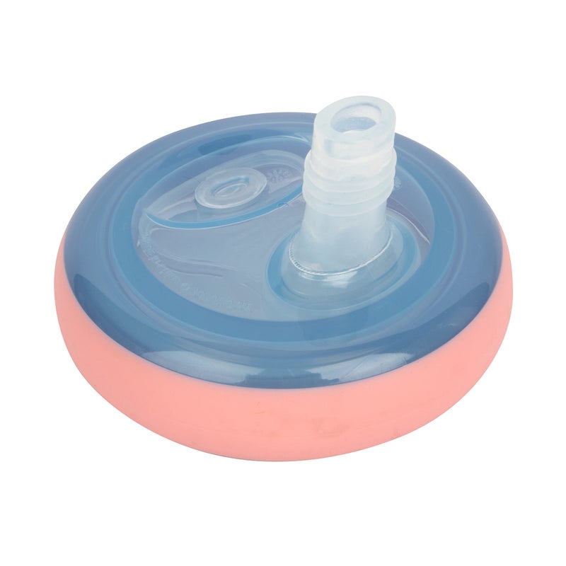 The First Years Insulated Straw Cups for Toddlers 2pk - Ladybug & Marbled - Pink & Blue - Image 5