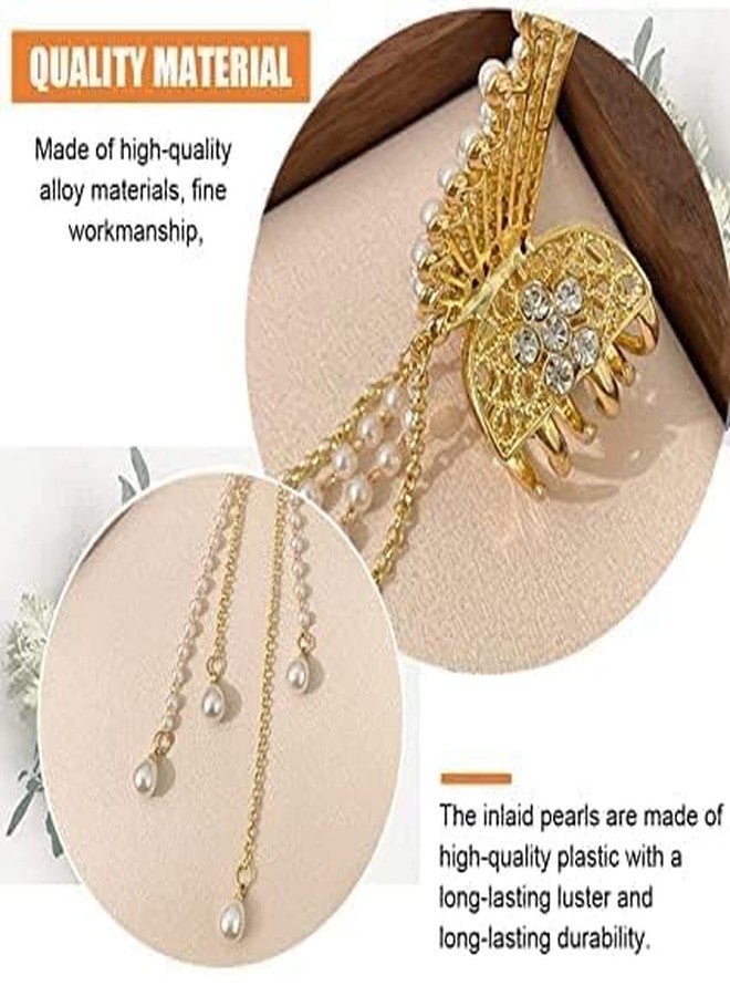 KLIVE Hair Claw Clip For Women Girls, Butterfly Metal Hair Clip For Thick Hair, Strong Hold Jaw Clip For Daily Styling, Fashion Hair Accessories For Office Party Wedding Use (1 PCS) - Image 5