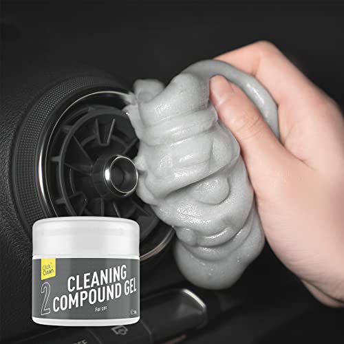 CLICK CLEAN Cleaning Gel for Car, 7oz Car Detailing Tools, Car Cleaning Putty Gel, Car Interior Cleaner Universal Dust Cleaner for Keyboard, Laptop, Car Air Vents - Image 1