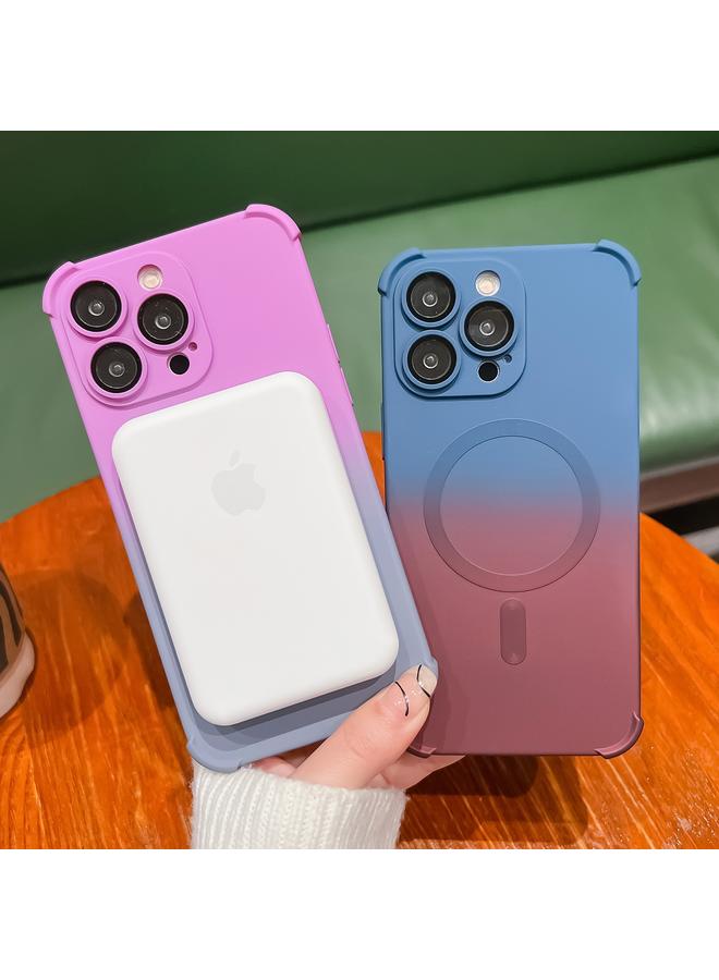 اس-توب جراب لهاتف iPhone 14 Pro Max، جراب هاتف TPU مقاوم للصدمات متدرج الألوان بأربع زوايا - Image 3