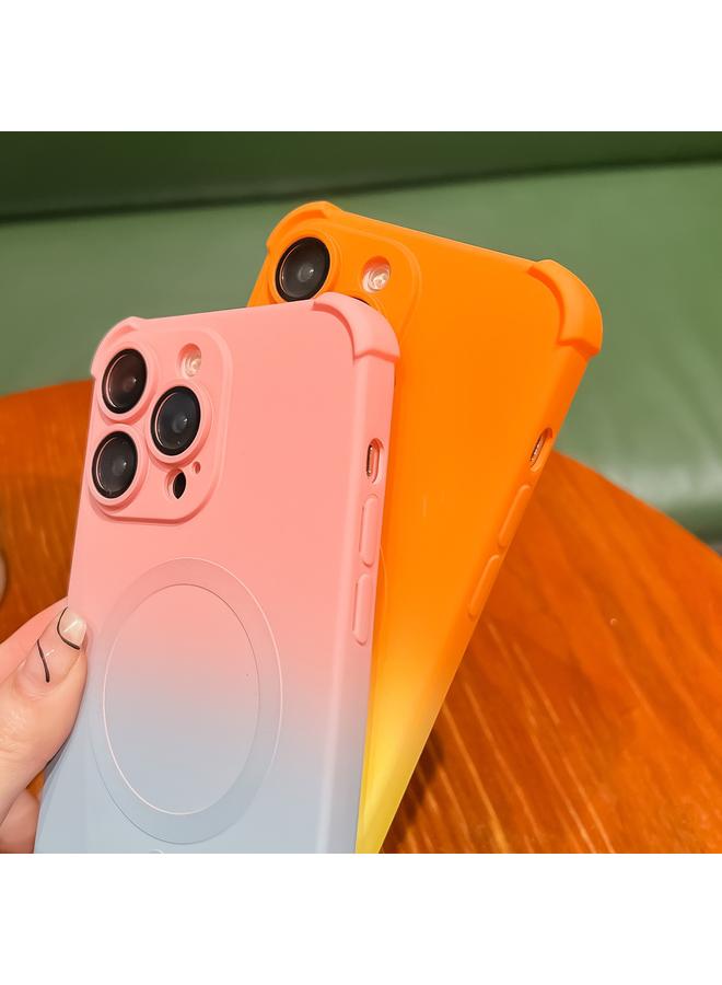 اس-توب جراب لهاتف iPhone 14 Pro Max، جراب هاتف TPU مقاوم للصدمات متدرج الألوان بأربع زوايا - Image 5