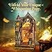 FUNPOLA Magic Library Book Nook Kit LED 3D Wood Puzzle with Infinity Mirror DIY Bookshelf Decor Miniature Craft Gift for Kids and Adults - Image 4