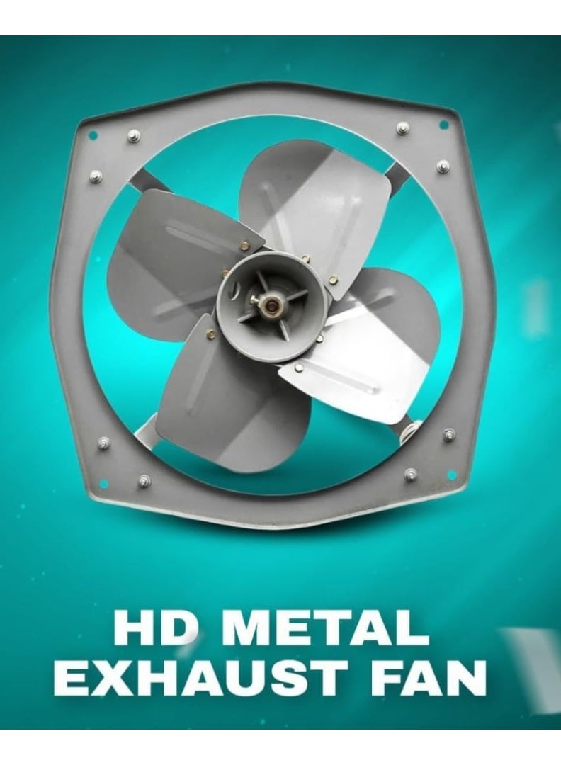 Giffex GH-60 Heavy Duty Industrial Exhaust Fan | 24-Inch Metal Ventilation Fan | 700W, 1400 RPM, 196m³/min Airflow - Image 3