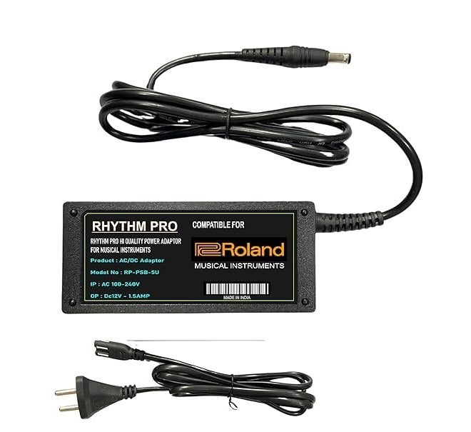 RHYTHM PRO Roland SPD-20PRO Heavy Duty Branded Power Adapter Replacement Roland PSB-5U Adaptor 12v/1.5amp - Image 1