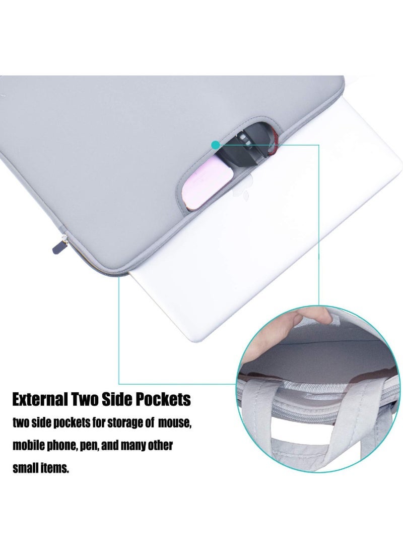 Captaintech Bag Case Slim Durable Briefcase Handle Bag/Notebook Computer Protective Sleeve/Multifunctional Carrying Case Compatible with 15-15.6 Inch MacBook Pro Ultrabook Notebook Computer - Image 2