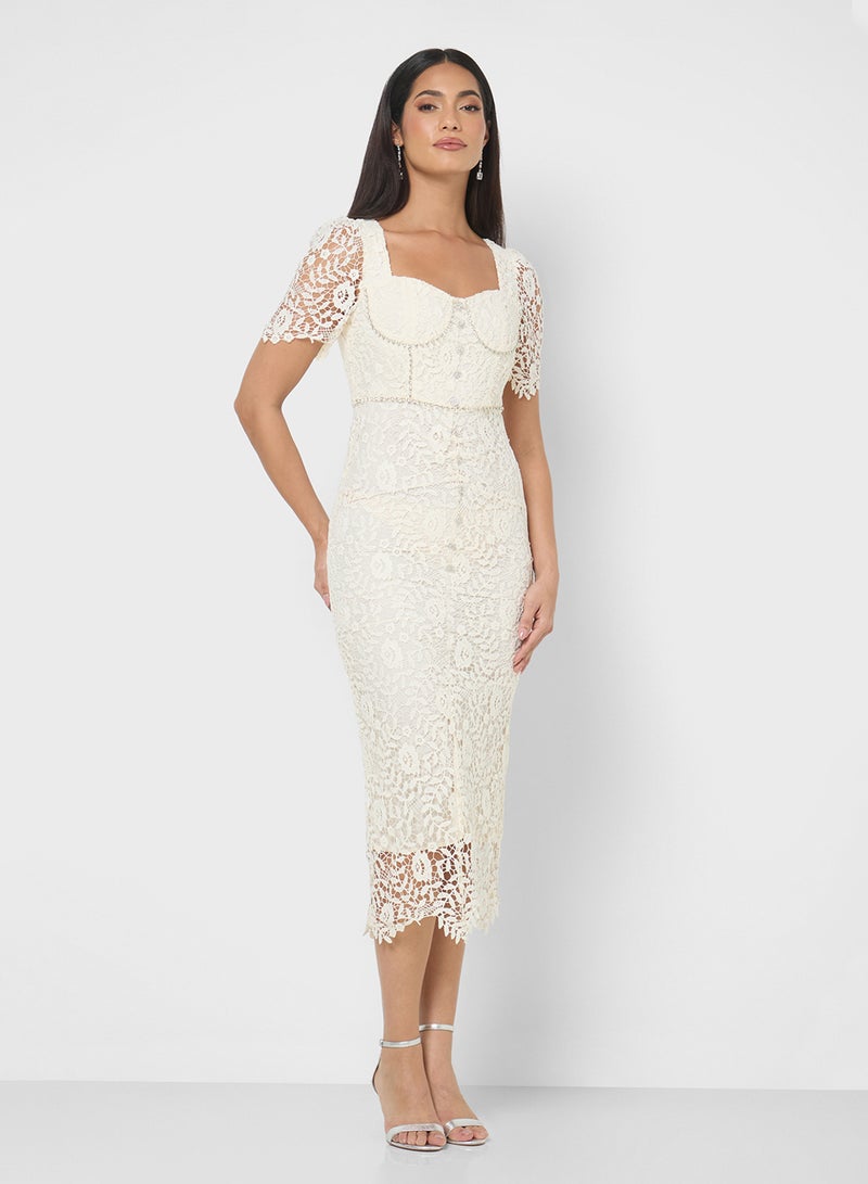 ايلا ليمتد اديشن فستان دانتيل - Image 4