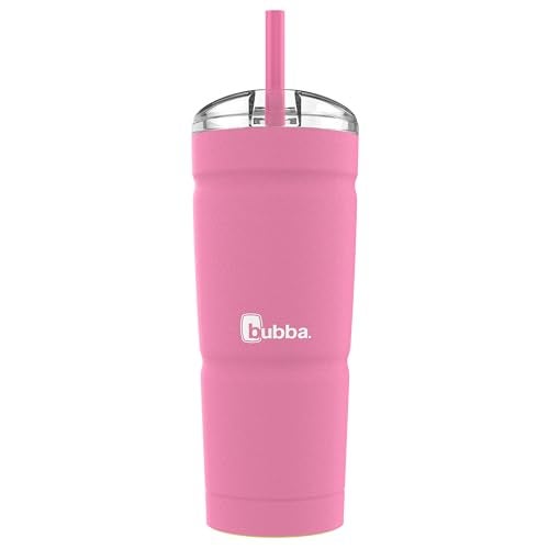 Bubba Envy S Stainless Steel Tumbler 24oz. Water Bottle Medium Azalea - Image 1