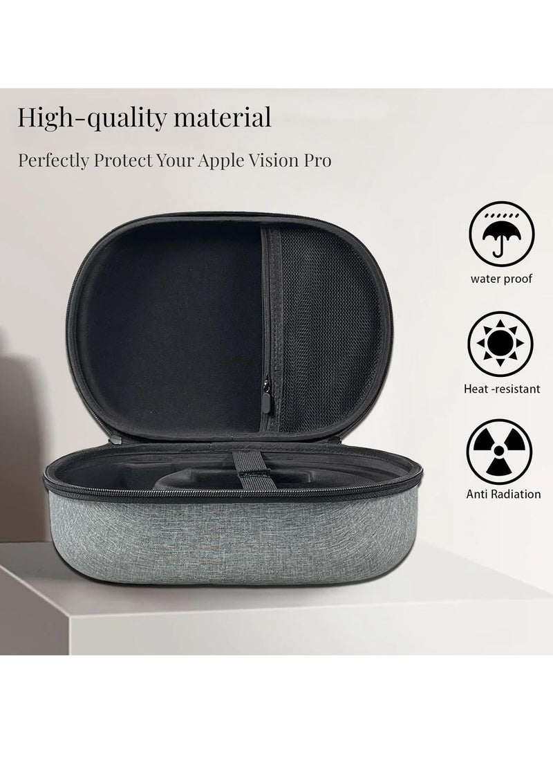 Skycare - Skycare Carrying Case for Apple Vision Pro, Anti-Fall Hard Travel Case for Apple Vision Pro Case Protable Waterproof Storage Bag for Apple Vision Pro Accessories (Grey) - Image 1