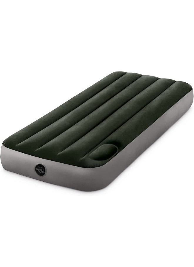 INTEX - سرير هوائي ديوان مزدوج من دورا-بيم مع مضخة قدم - Image 1