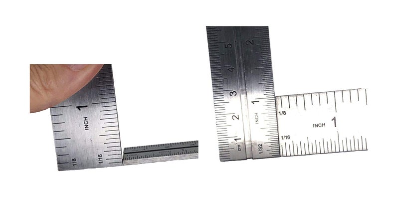 Swanson Tool Co. , Inc Swanson Tool Co TC130 6 inch Combo Square with Stainless Steel Rule, Cast Zinc Body with Bubble Vial, and Brass Bolt - Image 4
