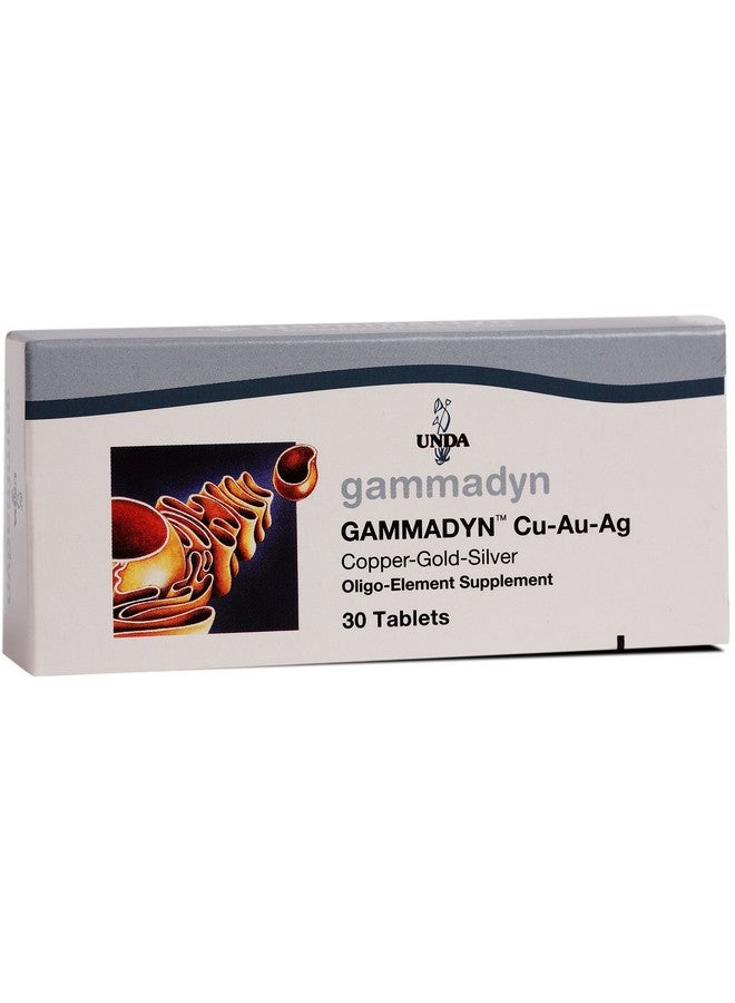 UNDA GAMMADYN Cu-Au-Ag | Oligo-Element Supplement for Copper, Gold, and Silver* | 30 Tablets - Image 1