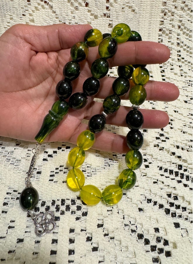Faturan Prayer Beads For Men 28 Beads Size 13.5mm x 15.5mm - Image 2