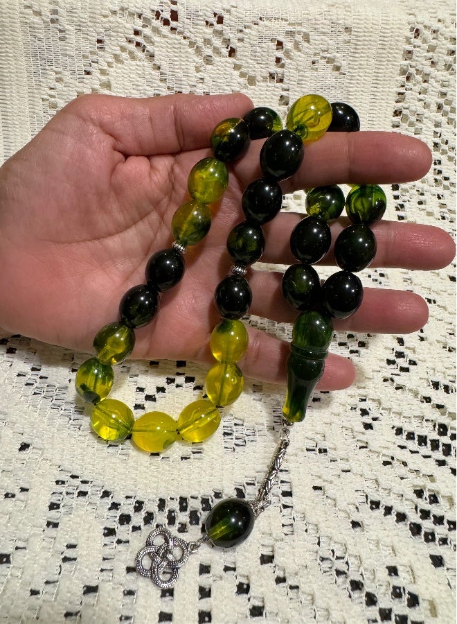 Faturan Prayer Beads For Men 28 Beads Size 13.5mm x 15.5mm - Image 1