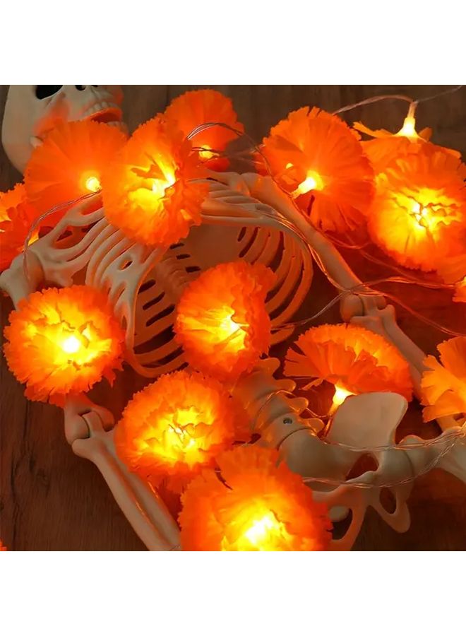 1 قطعة من أضواء القطيفة LED المتسلسلة بطول 11811 بوصة، 20 ضوءًا، لديكور الهالوين وعيد الشكر ويوم الموتى وحفلات الزفاف والمهرجانات. - Image 3