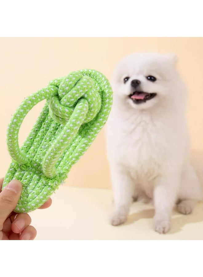 ECVV 10 قطع ألعاب للكلاب للمضغ العدواني، ألعاب كلاب لطيفة تصدر صوت، ألعاب حبل متينة للكلاب، كرة مكافآت، ألعاب مضغ غير سامة لجرو التسنين - Image 2