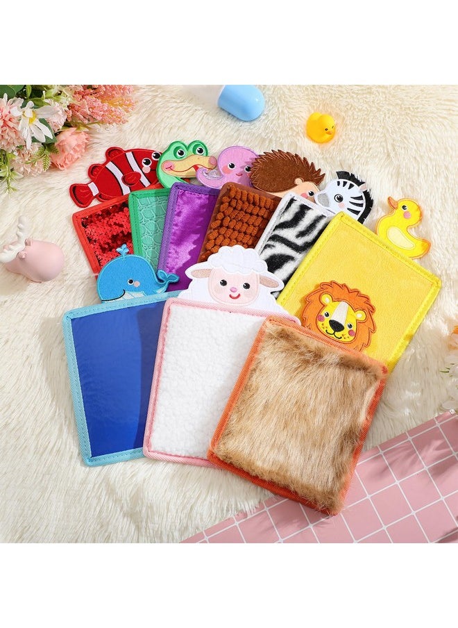 Syhood - 9 Pcs Sensory Animal Theme Mat Sensory Toys Sensory Wall Panel For Kids Autism Sensory Products Assorted Textured Sensory Toys For Autistic Boys Girls Sensory Room Calming Activity Supplies - Image 1