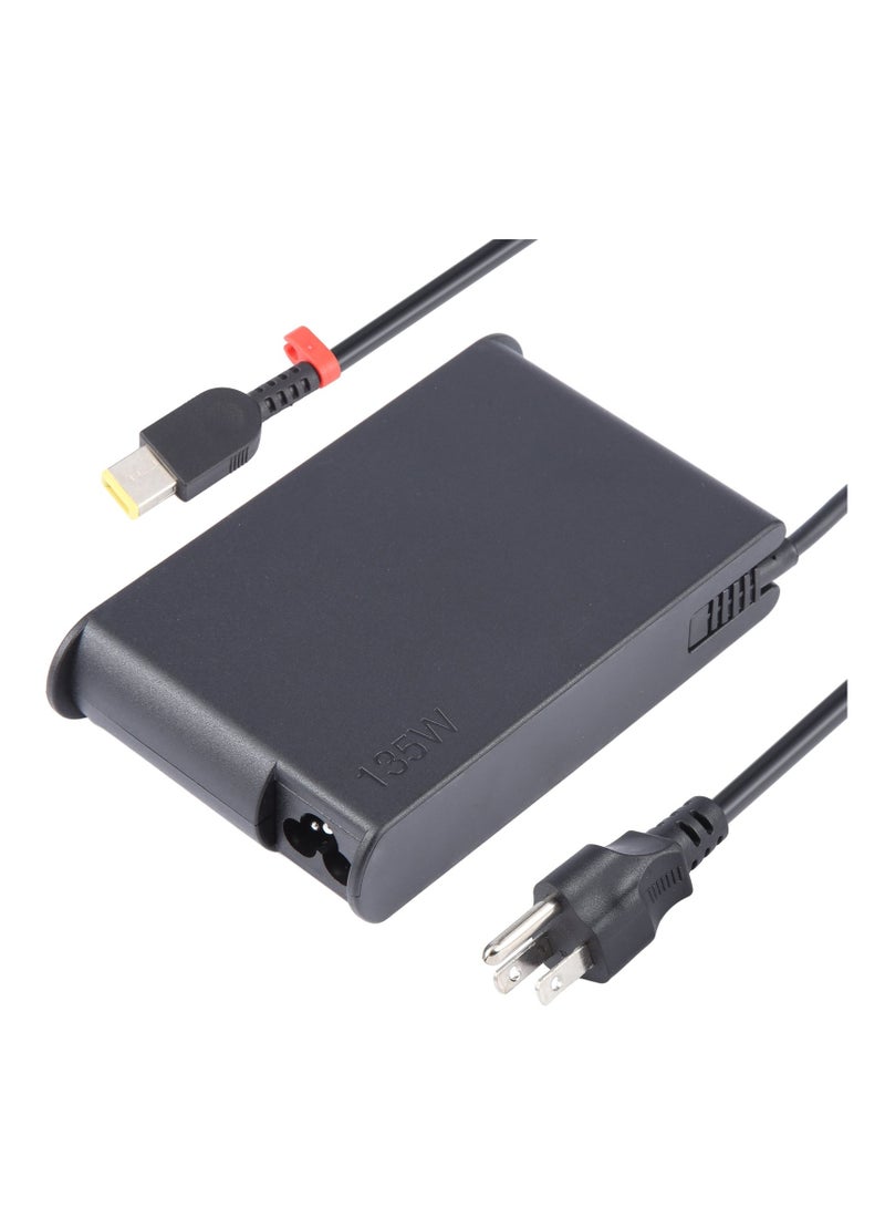 Terabyte 135W 20V 6.75A Laptop Notebook Power Adapter For Lenovo Big Square USB, Plug:AU Plug - Image 1