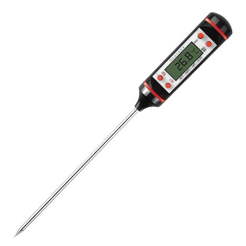 SOLARA Digital LCD Cooking Food Thermometer, Kitchen thermometer For Cooking, Milk,BBQ and Oil Thermometer Temperature Test Pen, Instant Read, Auto Turnoff - Image 1