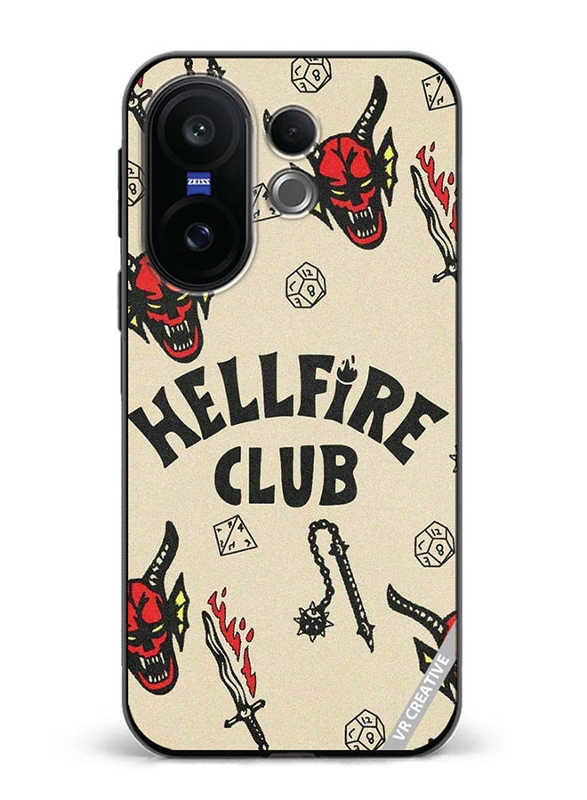 Protective Case Cover For Vivo X200 FE Hellfire Club Design Multicolour