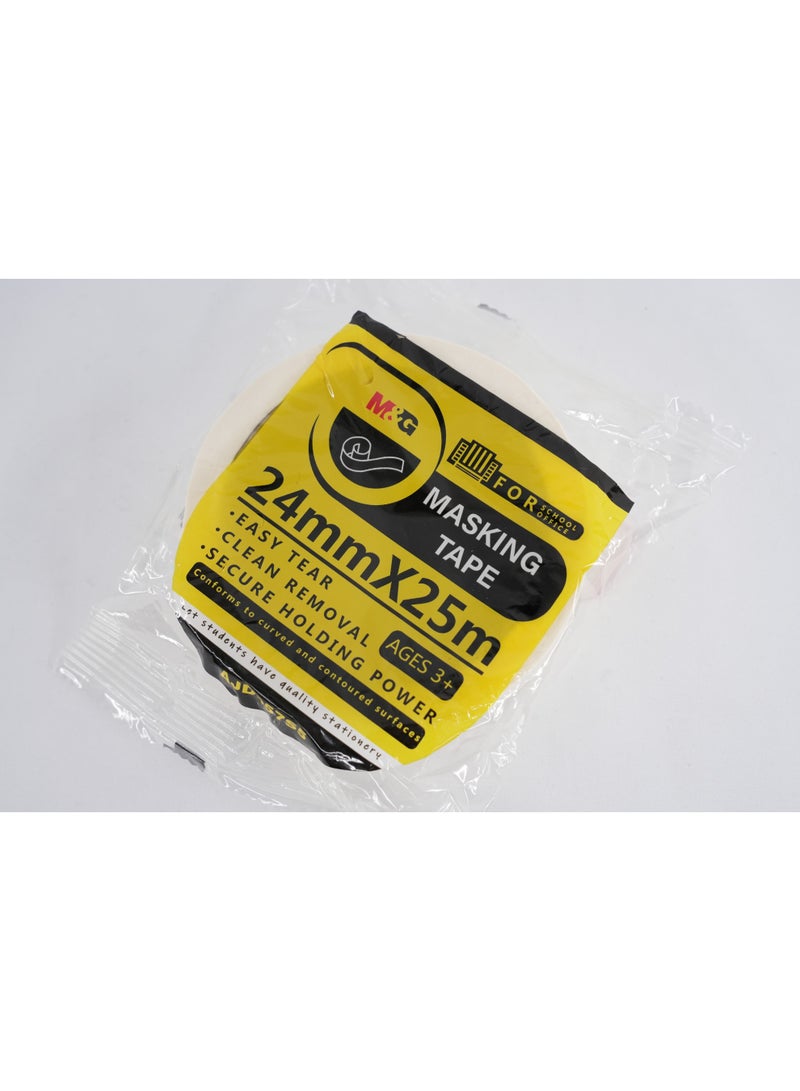 M&G Masking Tape 24mm*25m (1 roll) - Image 2