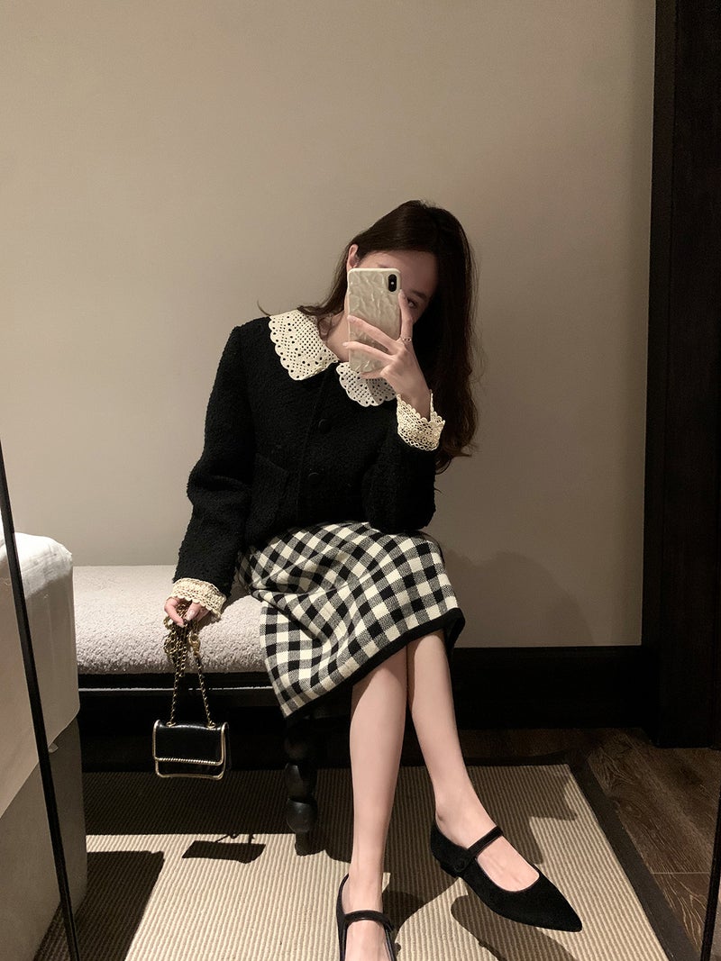 【Grape Mom'S Style】Winter Girls~ French Pointed Toe Buckle Velvet Flat Mary Jane Shoes Women'S Wedding Shoes - Image 5