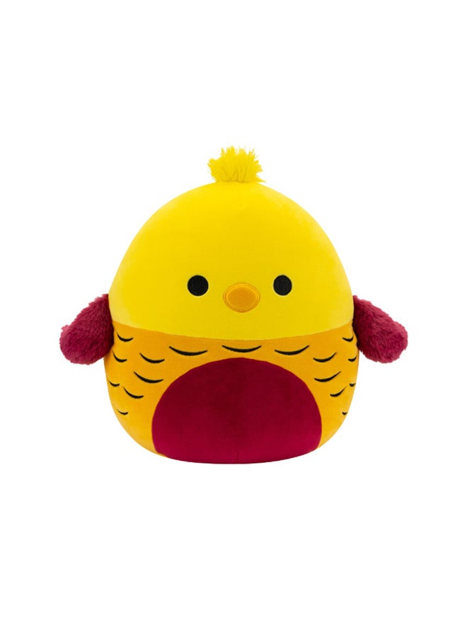 Squishmallows 12 inch Medium Plush Beck Golden Pheasant , Officially Licensed Kellytoy Plush Toy, Colorful Soft Toy, Gift for Kids, Girls & Boys Washable Squishy Stuff Toy Multicolor All Age  - Image 1