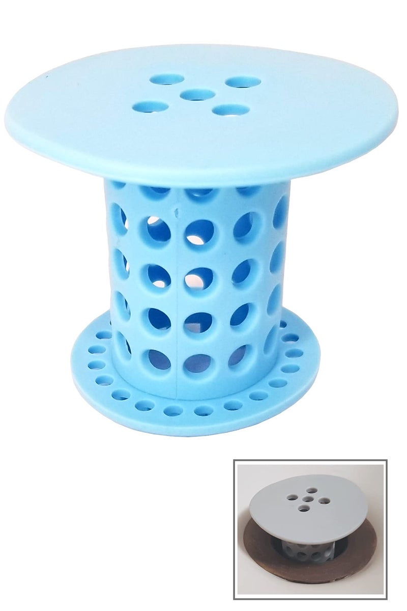 SEASPIRIT Revolutionary Tub Drain Protector Hair Catcher/Strainer/Snare Silicone Kitchen and Bathroom Sink Filter Waste Stopper Strainer Sink Filter Multi-Color - Image 5