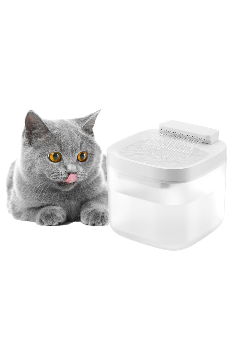 Assperdisc نافورة مياه للقطط 3 لتر أوتوماتيكية للقطط والكلاب، نافورة شرب للحيوانات الأليفة مع 3 أوضاع تدفق، نظام ترشيح، حماية من الاحتراق الجاف، للاستخدام الداخلي (PP+ABS) - Image 1