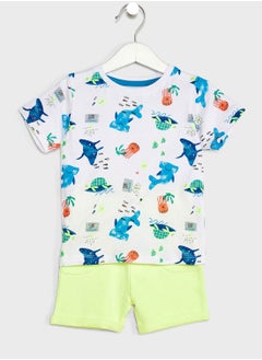 Infant Graphic T-Shirt & Shorts Set