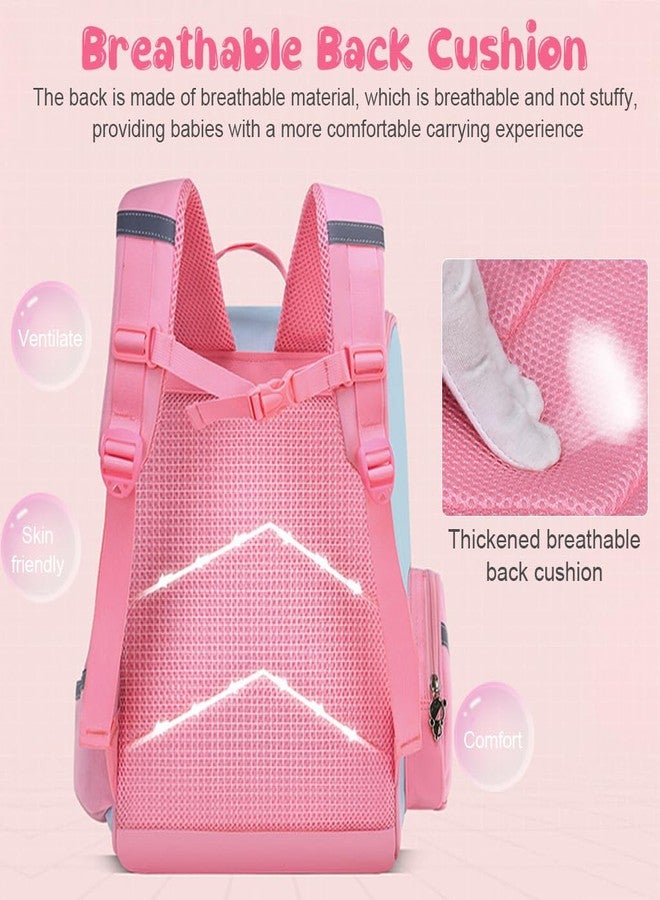Fancyku® School Bags for Kids, Unicorn Backpack for Girls, Stylish Durable Waterproof School Backpack for Kids' Birthday Gift, (06 To 12 Years) - Pink - Image 5