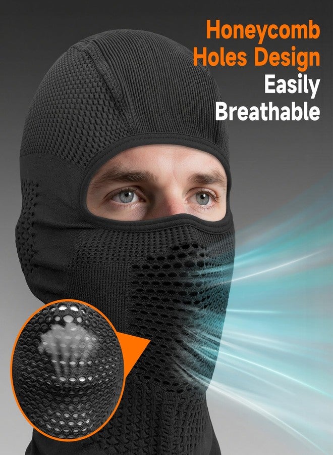 SPTSLFB Extra-Thick Warm Ski & Motorcycle Mask-Windproof Balaclava, Nose & Mouth Vents, Helmet-Friendly, Lining for Skiing/Riding - Image 3