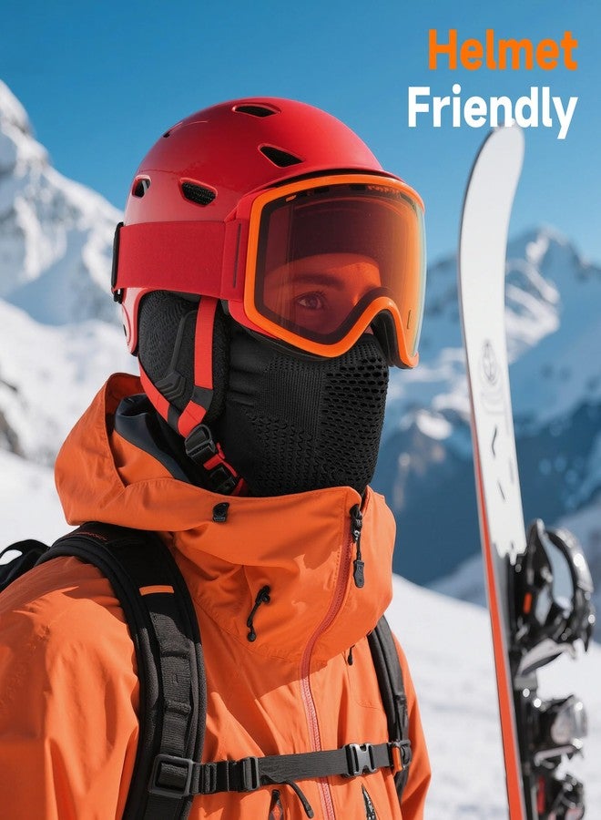 SPTSLFB Extra-Thick Warm Ski & Motorcycle Mask-Windproof Balaclava, Nose & Mouth Vents, Helmet-Friendly, Lining for Skiing/Riding - Image 5