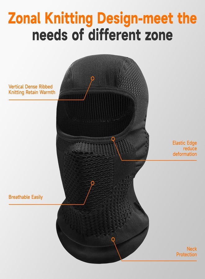SPTSLFB Extra-Thick Warm Ski & Motorcycle Mask-Windproof Balaclava, Nose & Mouth Vents, Helmet-Friendly, Lining for Skiing/Riding - Image 4